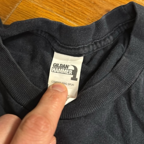 THE WALK WEEKEND Long Sleeve Black T-Shirt Gildan Hammer XL - Picture 5 of 7